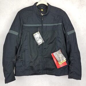 NEW Scorpion EXO Men's XL Cargo Air Jacket Motorcycle Biker Moto in Black NWT
